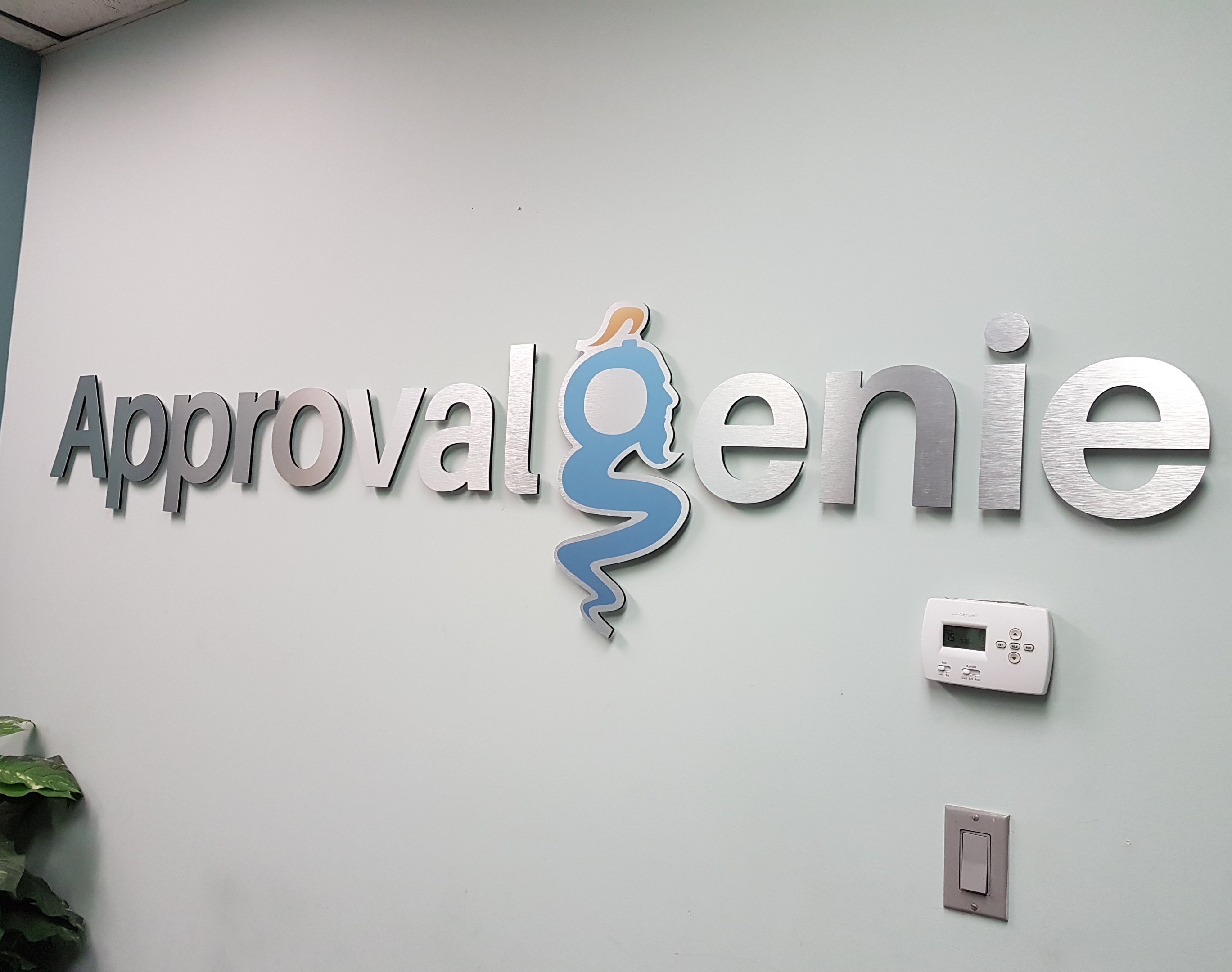 3D Metal Finish Letters